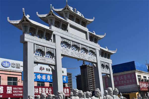 大型石雕牌坊